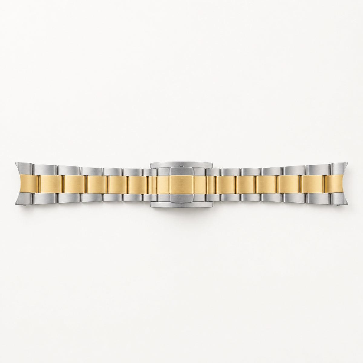 Bracelet à maillons arrondis — doré — 3 rangs · acier & or — Maison Noirmont