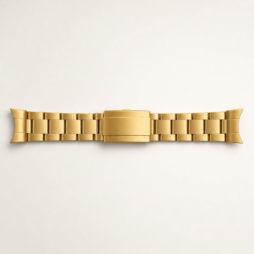 Bracelet à maillons arrondis — doré — 3 rangs · or jaune — Maison Noirmont