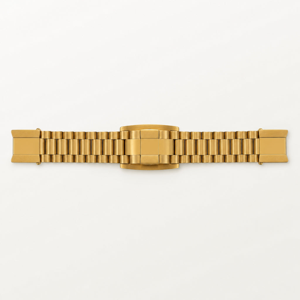 Bracelet à maillons arrondis — doré — Maille fixe · or jaune — Maison Noirmont