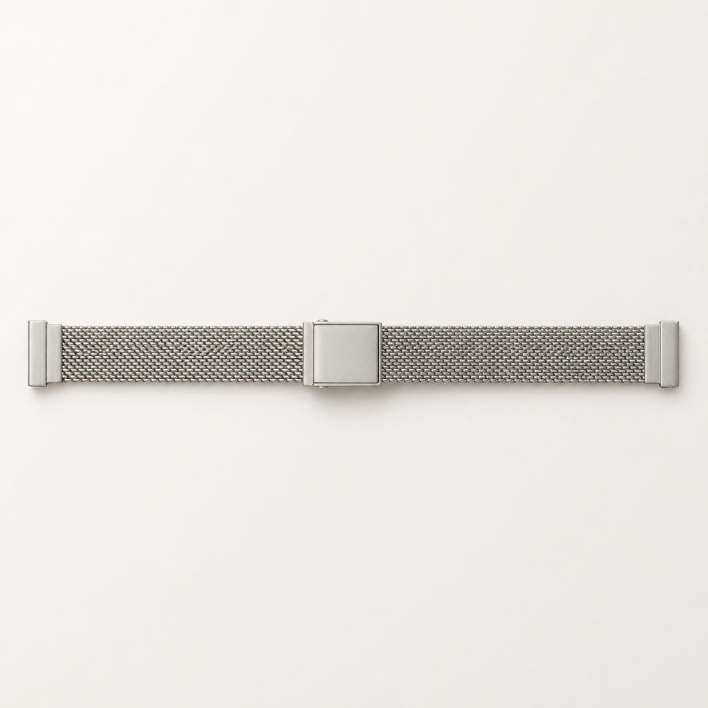 Bracelet à maillons arrondis — doré — Maille sablée · acier — Maison Noirmont