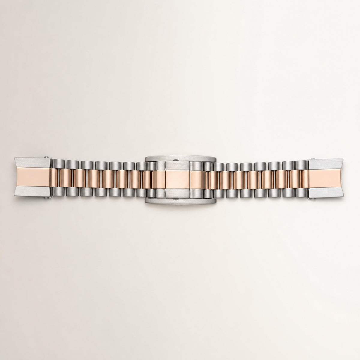 Bracelet à maillons arrondis — doré — à maillons arrondis · acier & or rose — Maison Noirmont
