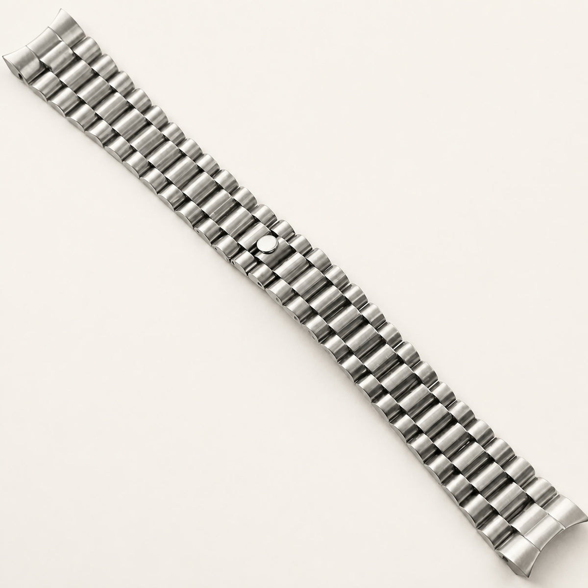 Bracelet acier à maillons arrondis — Maison Noirmont