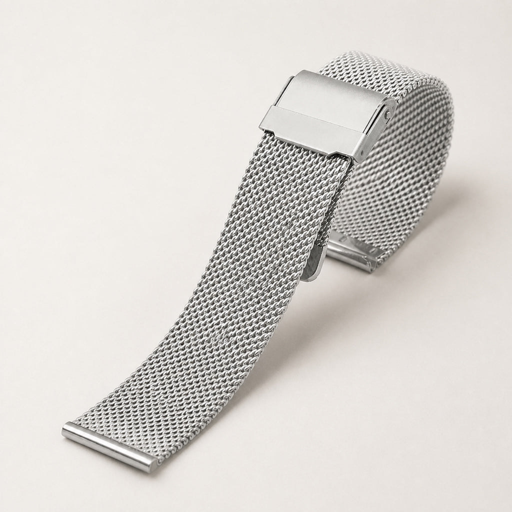 Bracelet milanais maille 0,6 mm acier — Maison Noirmont