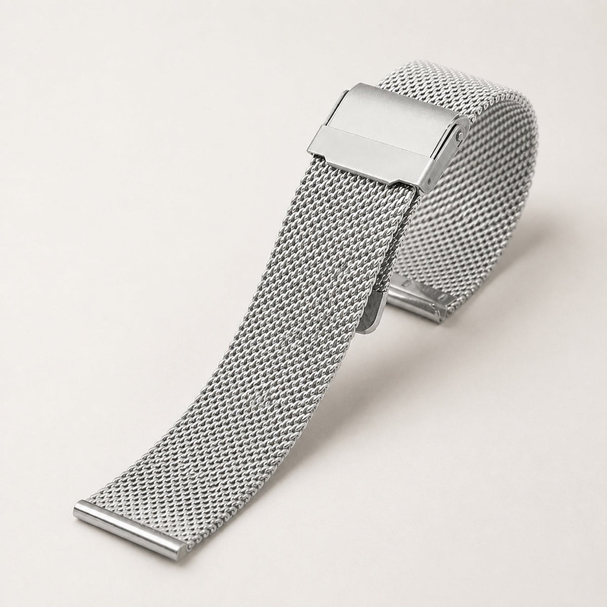 Bracelet milanais maille 0,6 mm acier — Maison Noirmont