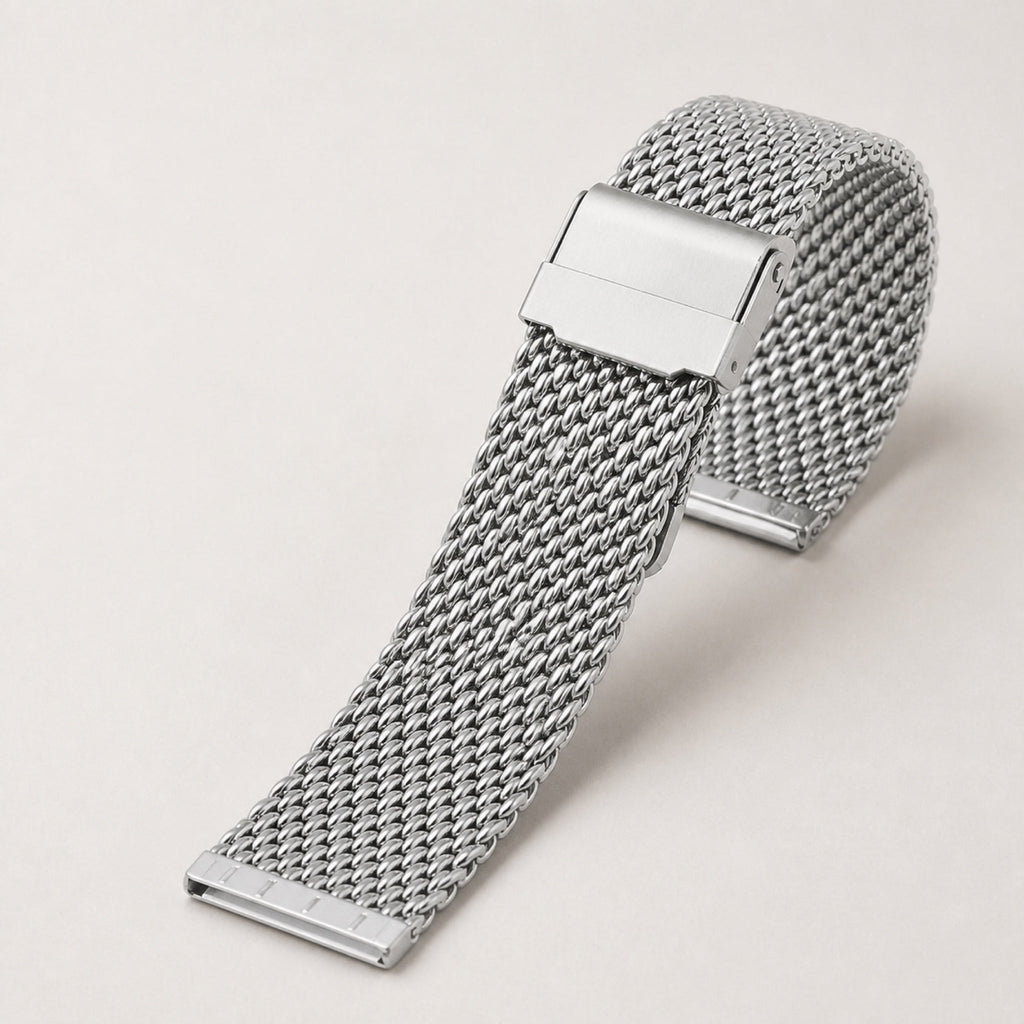 Bracelet milanais maille 1,0 mm acier — Maison Noirmont