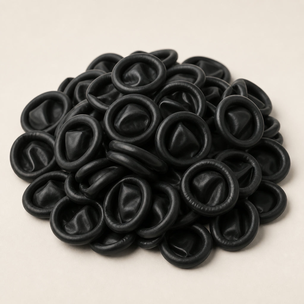 Doigtiers d'horloger en latex noir — Maison Noirmont