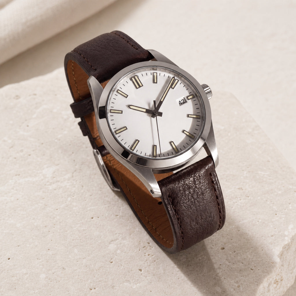 Quarante-et-Un Blanc — Sport cuir — en situation — Maison Noirmont