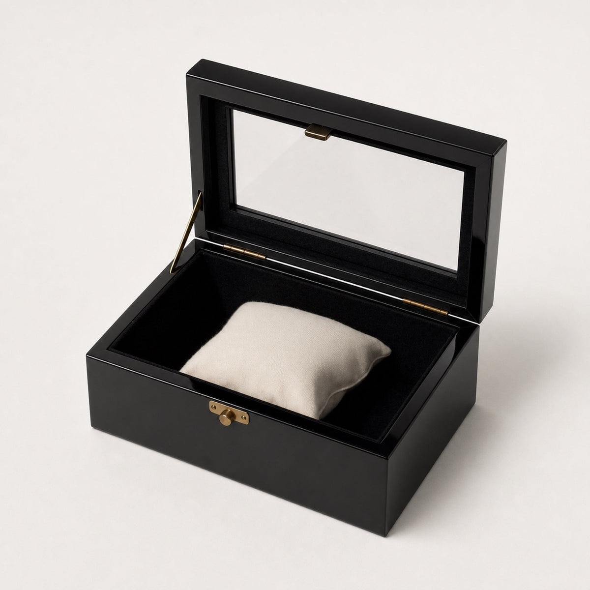 Remontoir Bois — Noir laqué · 1 montre — Maison Noirmont