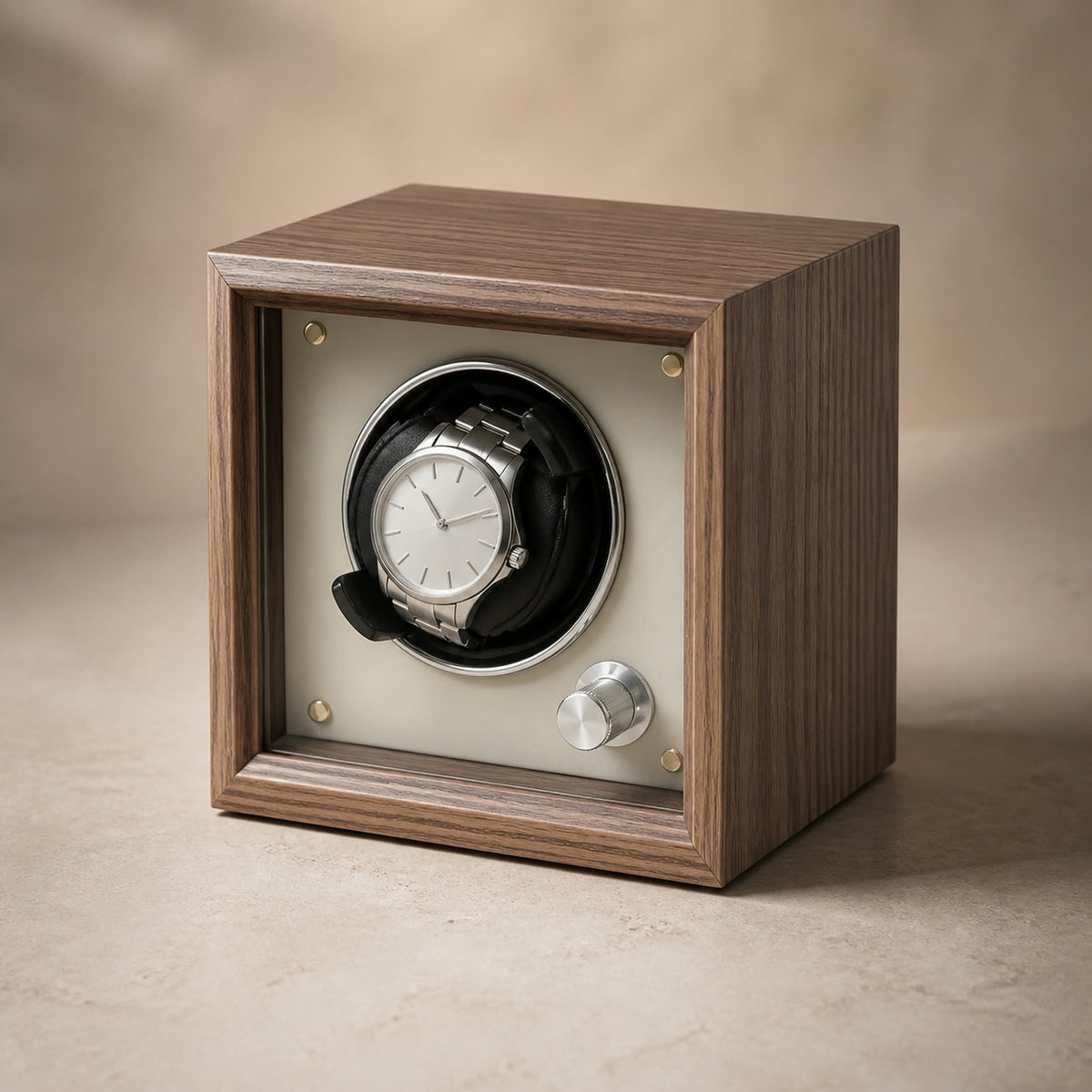 Remontoir Collection Bois beige — capacité 1 montre — Maison Noirmont