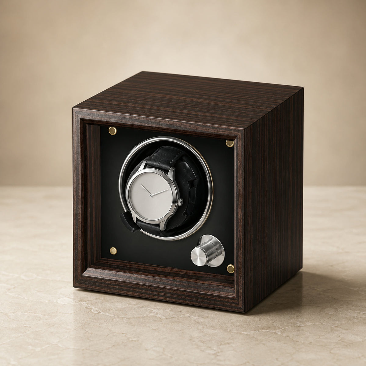 Remontoir Collection Bois noir — capacité 1 montre — Maison Noirmont