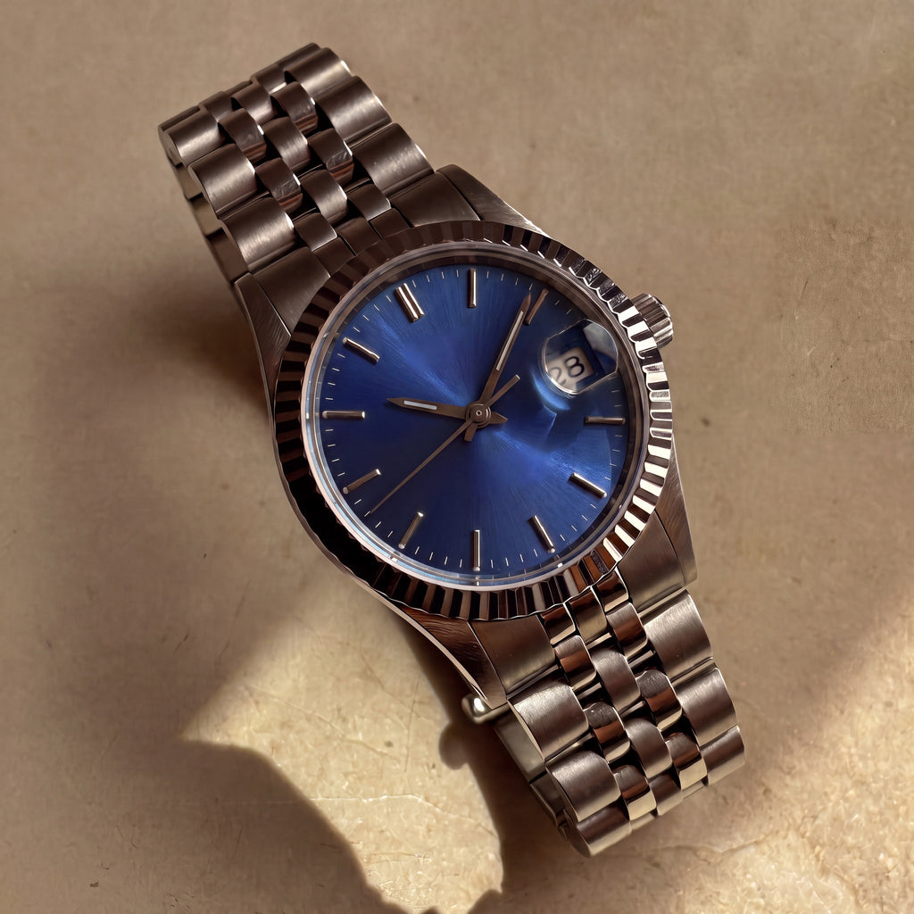 Trente-Neuf Bleu — Classique cannelée — face — Maison Noirmont