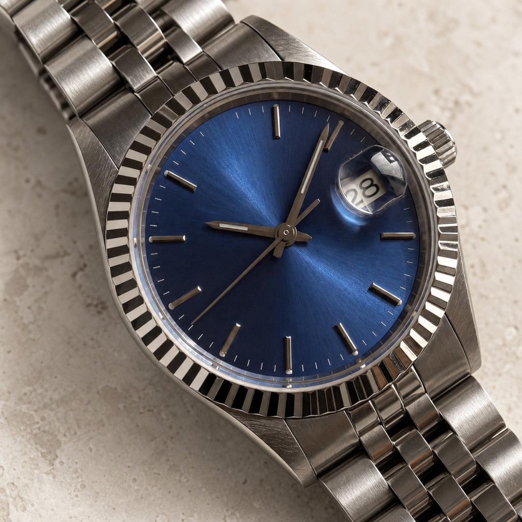 Trente-Neuf Bleu — Classique cannelée — macro — Maison Noirmont