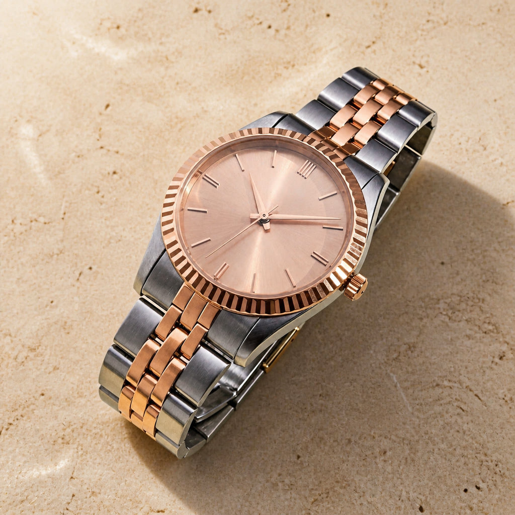 Trente-Neuf Duo Or rose — Classique bicolore — vue Maison Noirmont
